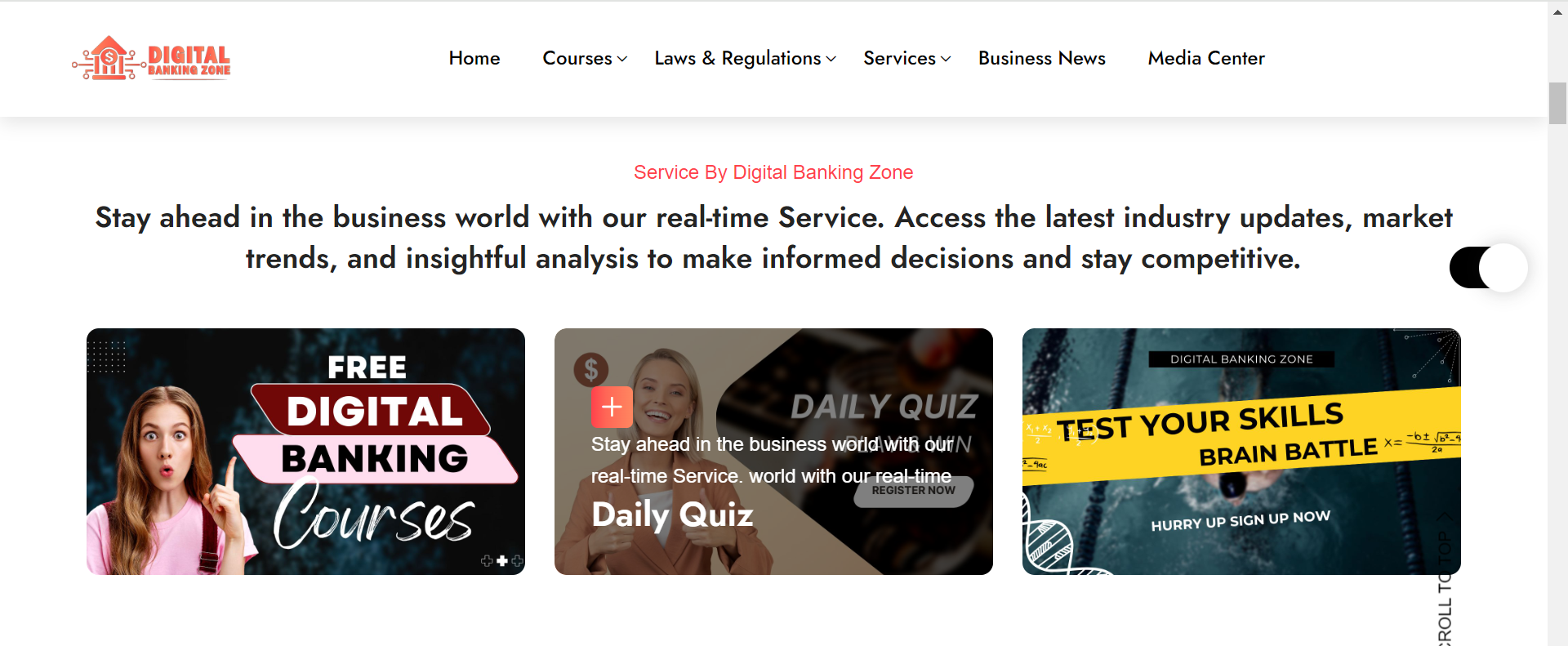 Digital Banking Zone